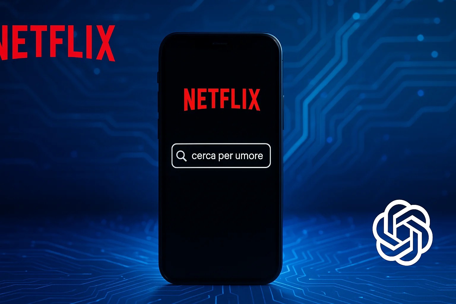 Netflix lancia la ricerca AI con OpenAI: trova show in base all'umore